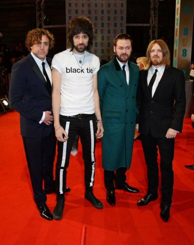 Kasabian at the BAFTAs | Just a bunch of smug unfunny twats on a red carpet