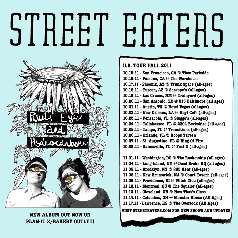 Secret Punk and Basement Pop mixtape from Street Eaters + interview