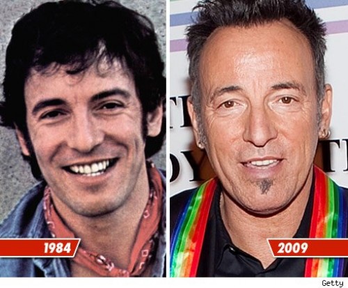 The man on the right was 60 years old when this picture was taken. The one on the left was 35.
