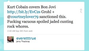 Dave Grohl Courtney Love ass raped Tweet