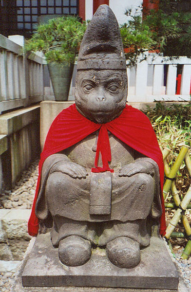 Tokyo monkey statue by Bantosh from Wikipedia