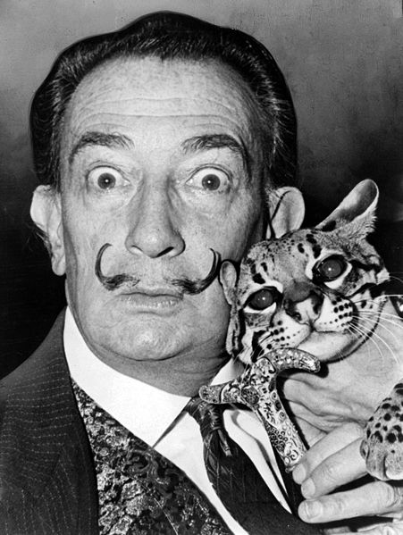 Salvador Dali NYWTS 1965 Roger Higgins public domain via wikipedia